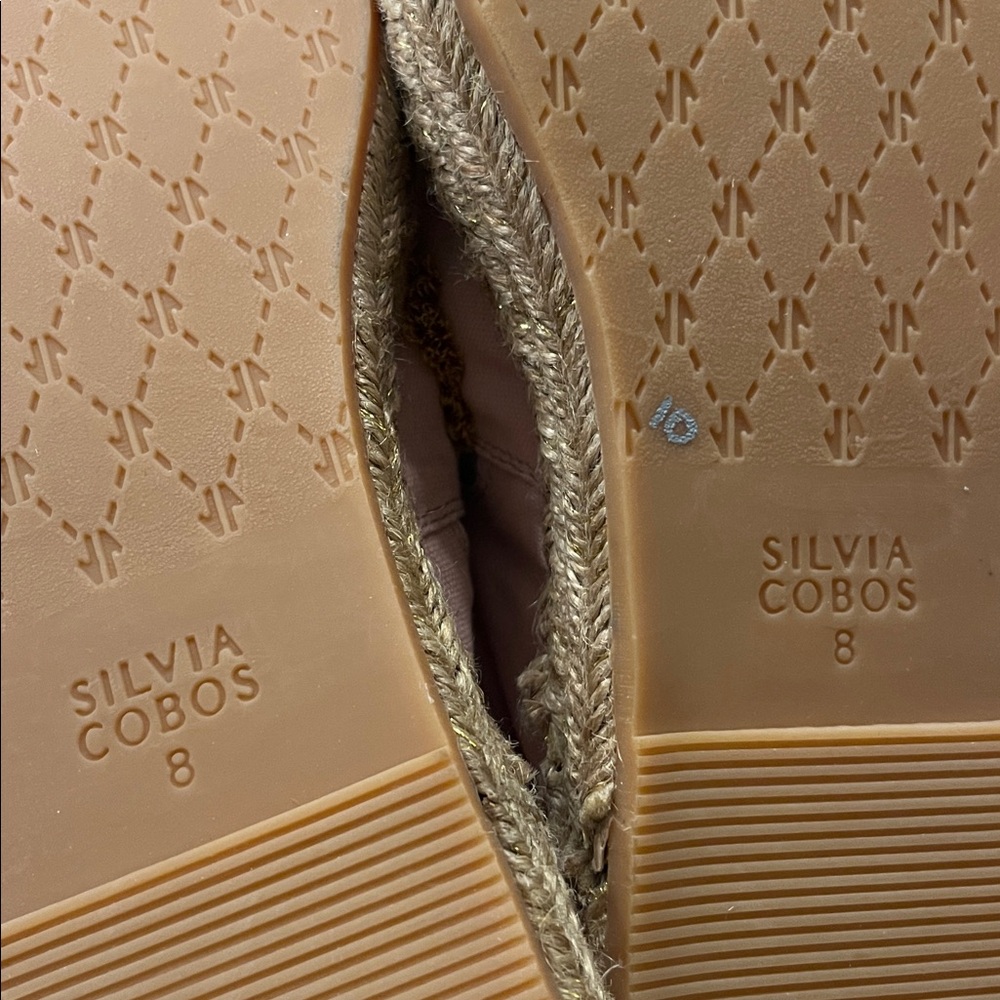 NWOB Silvia Cobos Espadrille Slip On Flower Detail Women's Shoes - Picture 11 of 13